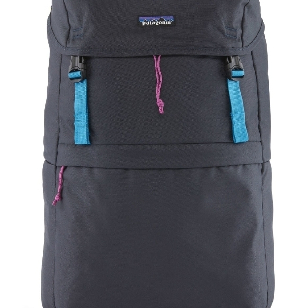 Patagonia Black Backpack with Teal and Pink Details - Picture 2 of 4